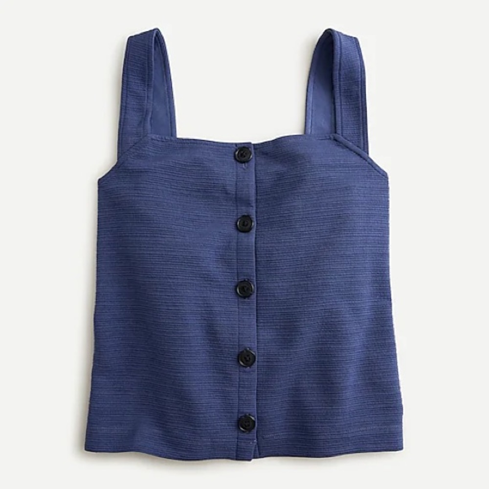 BRAND NEW NEVER WORN J. Crew button-front tank